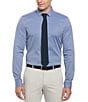 Color:Blue Quartz - Image 1 - Geo Print Long Sleeve Woven Shirt