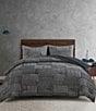 Perry Ellis Halifax Charcoal Comforter Mini Set - Image 1