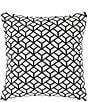 Perry Ellis Halifax Reversible Square Decorative Pillow - Image 2