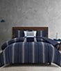 Perry Ellis Harper Comforter Mini Set, Color:Navy - Image 1