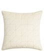 Perry Ellis Kyoto Velvet Stitched Square Pillow - Image 1