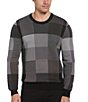 Color:Black - Image 1 - Large Check Sweater