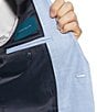 Perry Ellis Linen Herringbone Suit Separates Jacket, Color:Hazy Blue - Image 6
