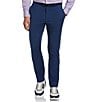 Color:Azure - Image 1 - Non-Iron Very Slim Fit Solid Performance Flat Front Stretch Pants