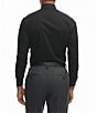 Color:Black - Image 3 - Premium Slim-Fit Spread-Collar Solid Twill Dress Shirt