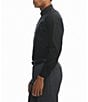 Color:Black - Image 4 - Premium Slim-Fit Spread-Collar Solid Twill Dress Shirt