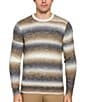 Color:Elmwood - Image 1 - Ombre Stripe Wool Blend Sweater