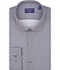 Perry Ellis Performance Spread Collar Allover Print Dress Shirt - Image 1