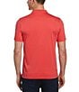 Color:Watermelon - Image 2 - Performance Stretch Solid Interlock Short Sleeve Polo Shirt