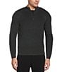 Color:Charcoal Heather - Image 1 - Performance Stretch Textured Merino Wool Quarter-Zip Pullover