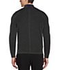 Color:Charcoal Heather - Image 2 - Performance Stretch Textured Merino Wool Quarter-Zip Pullover