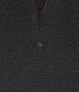 Color:Charcoal Heather - Image 3 - Performance Stretch Textured Merino Wool Quarter-Zip Pullover