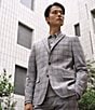 Perry Ellis Plaid Blazer, Color:Sharkskin - Image 3