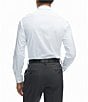 Color:White - Image 3 - Premium Non-Iron Performance Stretch Slim-Fit Spread Collar Solid Dress Shirt