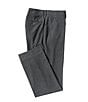 Perry Ellis Premium Tailored Flat Front Dress Pants, Color:Charcoal - Image 1