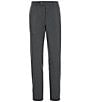 Perry Ellis Premium Tailored Flat Front Dress Pants, Color:Charcoal - Image 2