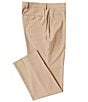 Perry Ellis Premium Tailored Flat Front Glen Plaid Pattern Dress Pants, Color:Khaki - Image 1