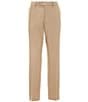 Perry Ellis Premium Tailored Flat Front Glen Plaid Pattern Dress Pants, Color:Khaki - Image 2