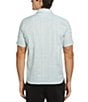 Color:Pastel Blue - Image 2 - Sateen Plaid Short Sleeve Woven Shirt
