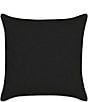 Perry Ellis Shally Collection Oscar Chenille Decorative Square Pillow, Color:Grey - Image 2