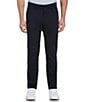 Color:Dark Sapphire - Image 1 - Slim Fit Flat Front 5-Pocket Stretch Pants