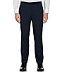 Color:Navy - Image 1 - Slim Fit Performance Stretch Dobby Louis Suit Separates Dress Pants