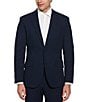 Color:Navy - Image 1 - Slim-Fit Performance Stretch Dobby Louis Suit Separates Jacket