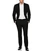Color:Black - Image 3 - Slim-Fit Performance Stretch Dobby Louis Suit Separates Jacket