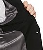 Color:Black - Image 5 - Slim-Fit Performance Stretch Dobby Louis Suit Separates Jacket