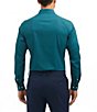 Color:Medium Green - Image 5 - Slim Fit Premium Tech Spread Collar Printed Dress Shirt