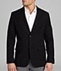 Color:Black - Image 1 - Slim-Fit Solid Suit Separates Jacket