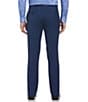 Color:Azure - Image 2 - Suit Separate Slim-Fit Stretch Solid Flat-Front Dress Pants