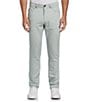 Color:Aqua Gray - Image 1 - Slim Fit Stretch Anywhere 5-Pocket Pants