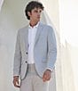 Color:Chiseled Stone - Image 4 - Slim-Fit Stretch Seersucker Suit Separates Jacket