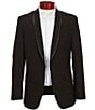 Perry Ellis Slim Fit Tuxedo Suit Separates Jacket, Color:Black - Image 1