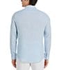 Color:Soft Chambray - Image 2 - Solid Linen Long Sleeve Woven Shirt