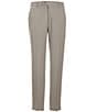 Perry Ellis Solid Tailored Flannel Pants, Color:Taupe - Image 2