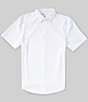 Perry Ellis Solid Twill Short Sleeve Woven Shirt - Image 1