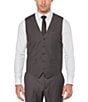 Color:Charcoal Heather - Image 1 - Solid Suit Separates Vest