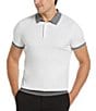Color:Bright White - Image 1 - Tech Short Sleeve Polo Shirt