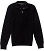 Perry Ellis Textured Quarter-Zip Pullover - Image 1