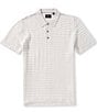 Perry Ellis Textured Short Sleeve Polo Shirt - Image 2