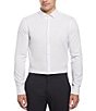 Color:Bright White - Image 1 - Tonal Glen Plaid Long Sleeve Woven Shirt