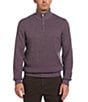 Perry Ellis Tonal Pattern Quarter-Zip Pullover,New Products : American Fashion Style Bags On Sale