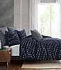 Perry Ellis Venice Subtle Stitched Texture Decorative Square Pillow - Image 2