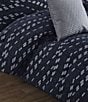 Perry Ellis Venice Subtle Stitched Texture Decorative Square Pillow - Image 3