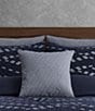 Perry Ellis Venice Subtle Stitched Texture Decorative Square Pillow - Image 1