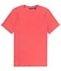 Color:Bittersweet - Image 1 - Vertical Rib Short Sleeve T-Shirt
