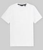 Color:Bright White - Image 1 - Vertical Rib Short Sleeve T-Shirt