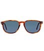 Color:Sienna Tort - Image 2 - Men's PO3019S Tortoise 52mm Square Sunglasses